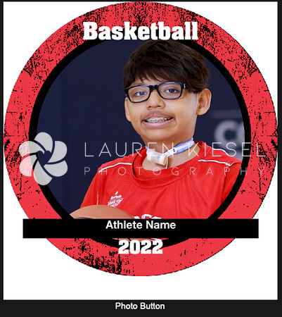 Player Button - with team colors and athlete name