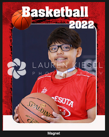 Player Magnet - with team colors