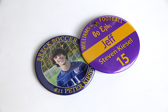 3.5"  FAN BUTTONS (with player photos or without)